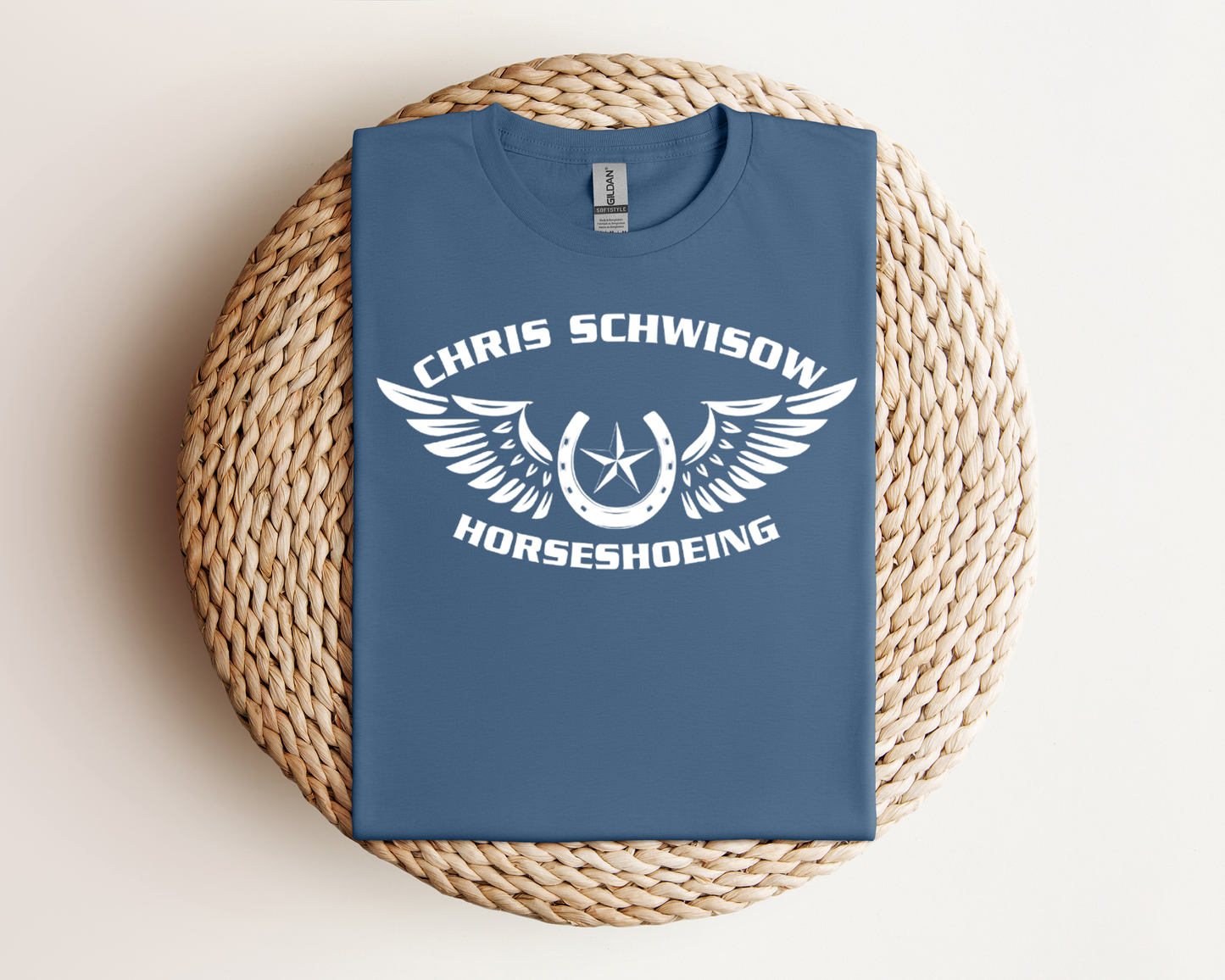 Chris Schwisow Horseshoeing Full Logo Apparel