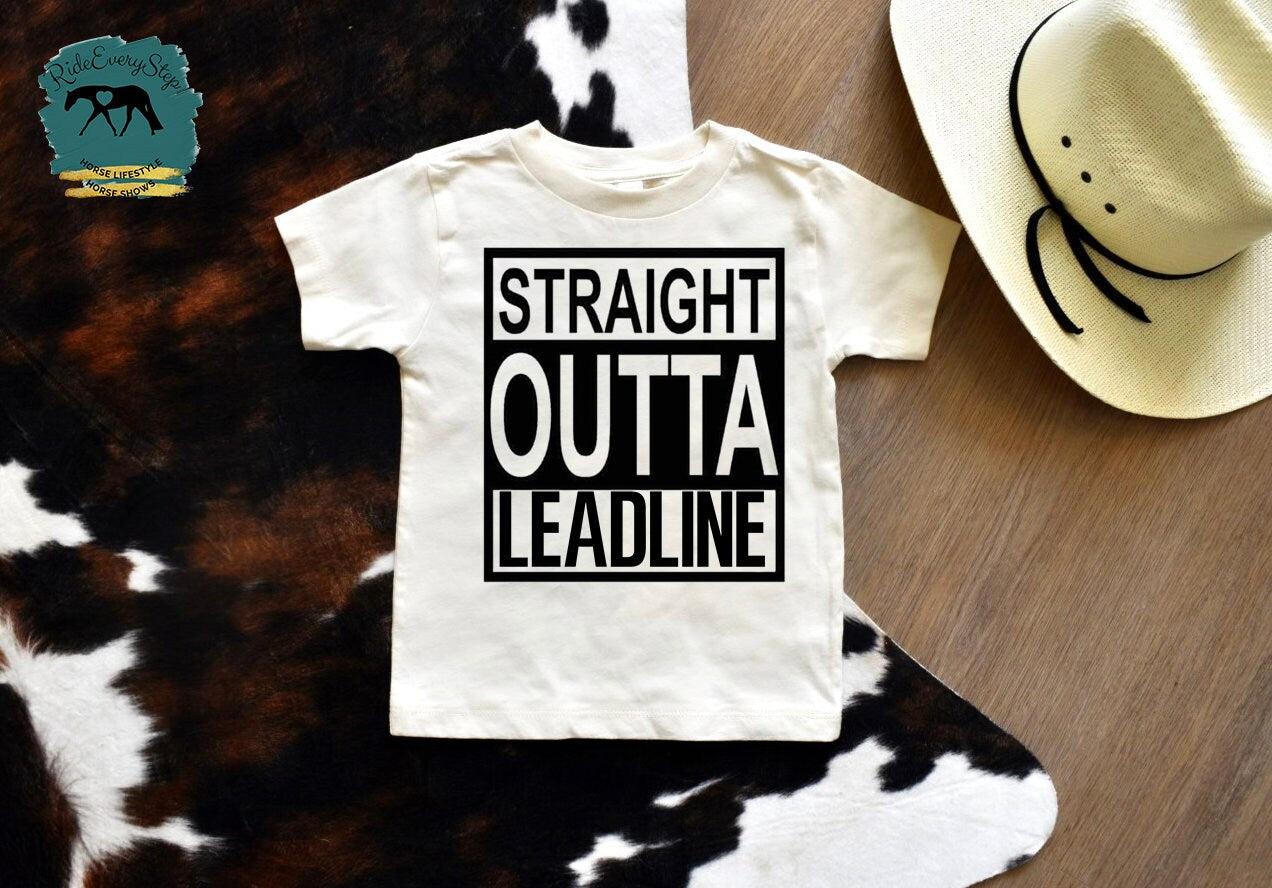 Straight Outta Lead Line Equestrian Shirt