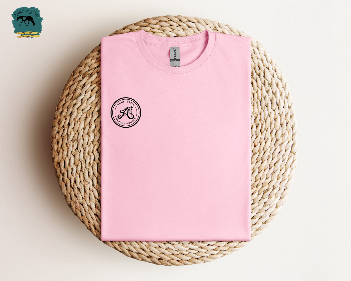Albritton Reining Horses Chest Logo Apparel