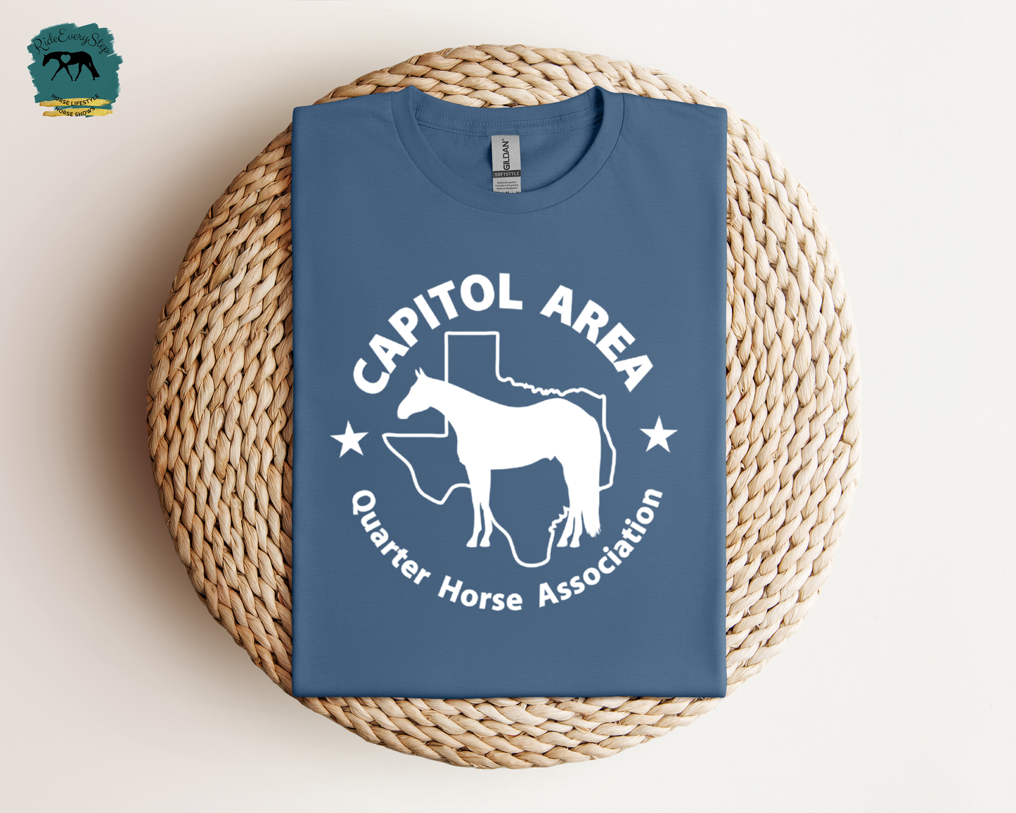 The Capitol Area Quarter Horse Association Full Logo Apparel