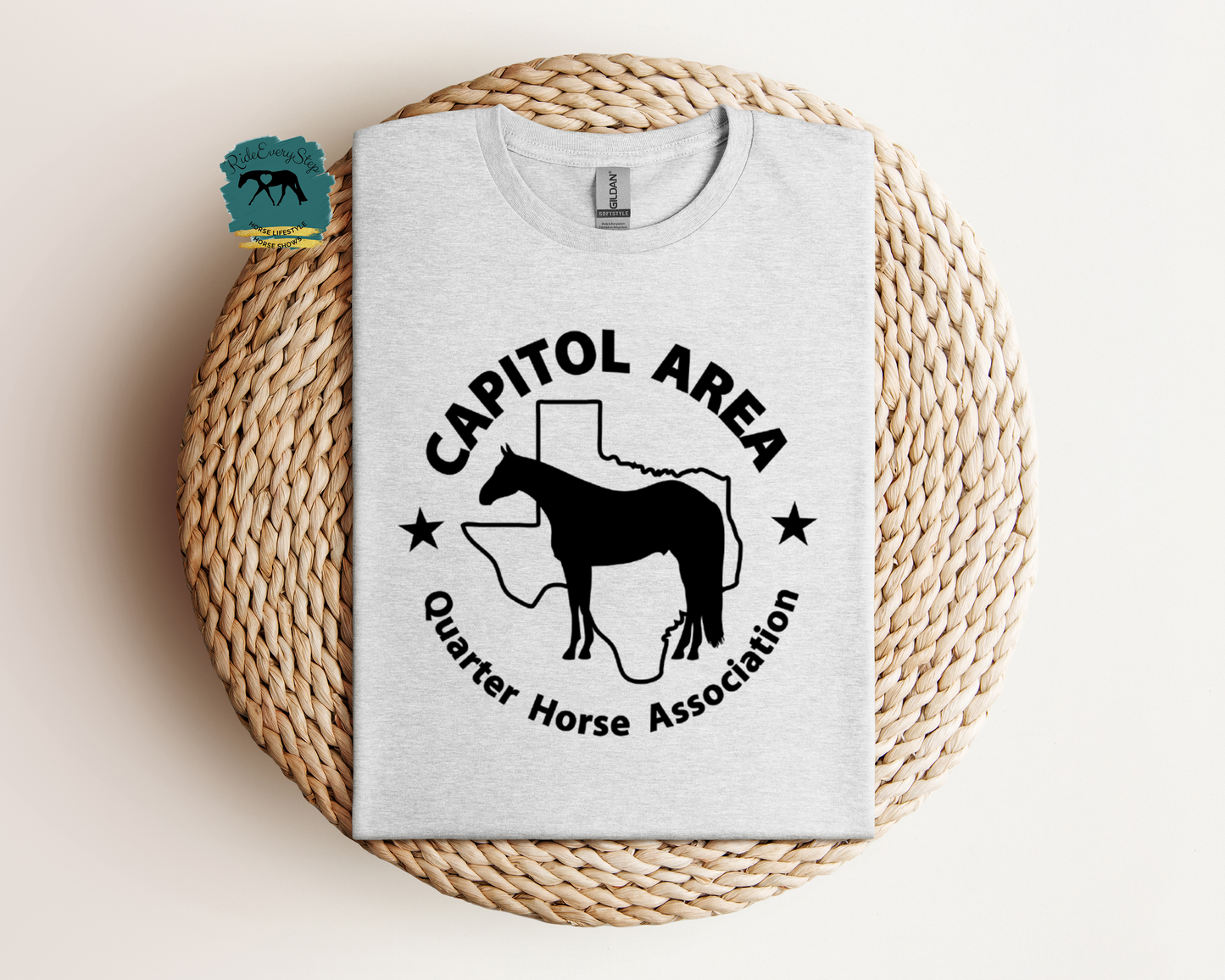 The Capitol Area Quarter Horse Association Full Logo Apparel