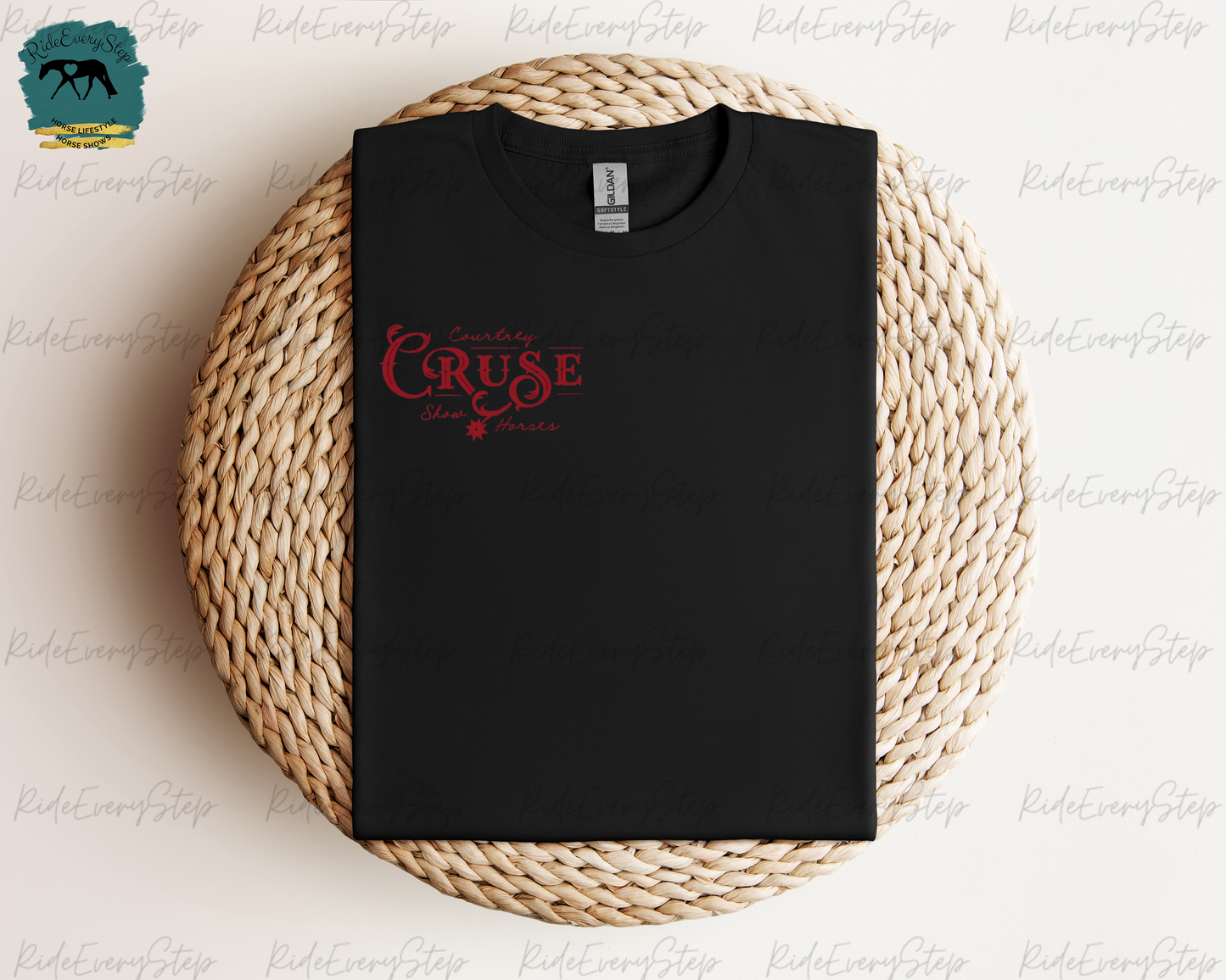 Courtney Cruse Show Horses Chest Logo Apparel