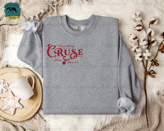 Courtney Cruse Show Horses Chest Logo Apparel