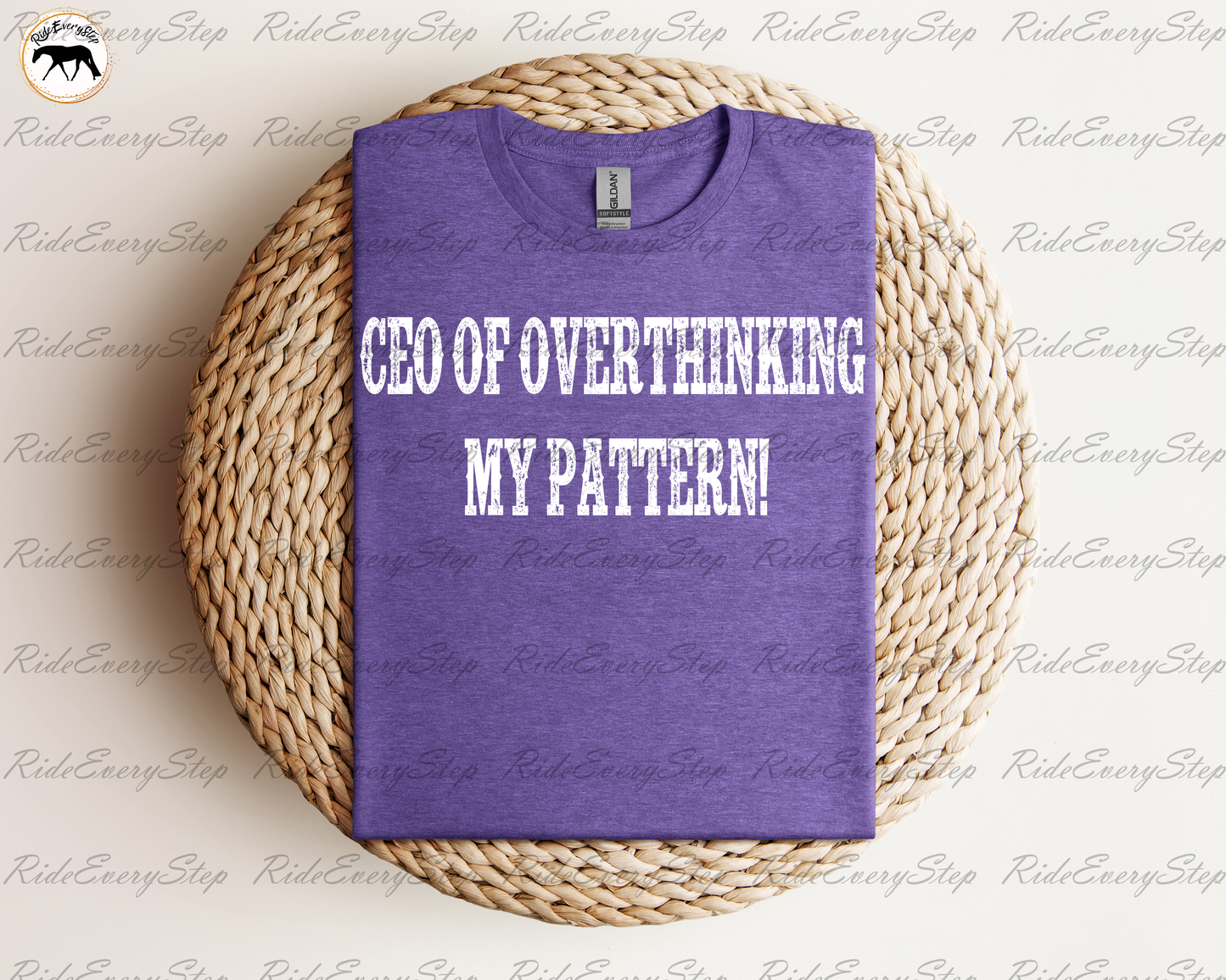"CEO of Overthinking My Pattern" Apparel