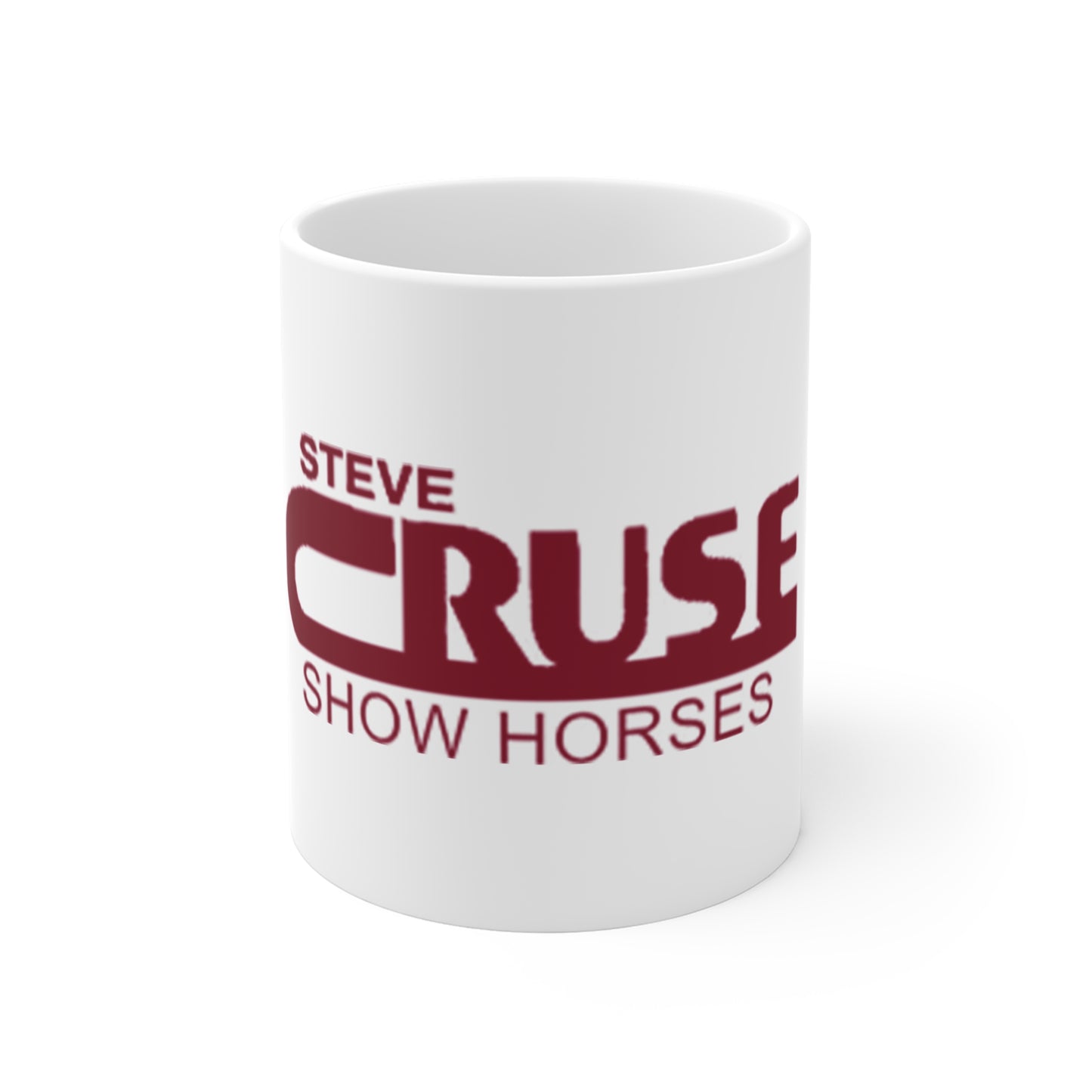 Steve Cruse Show Horses Coffee Mug