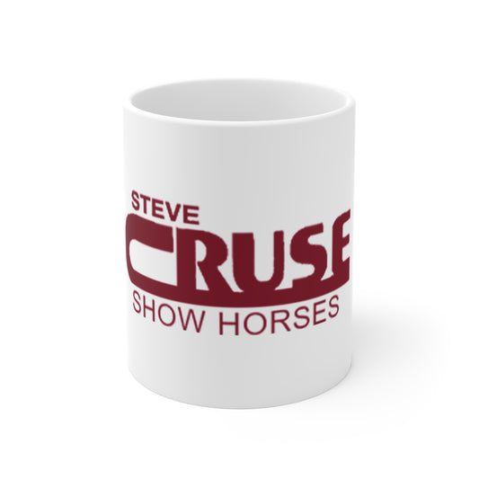 Steve Cruse Show Horses Coffee Mug