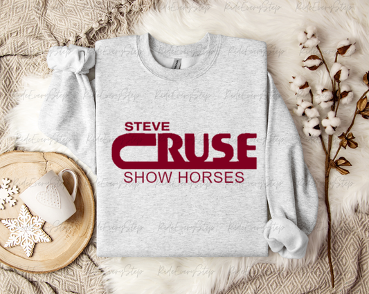 Steve Cruse Show Horses Full Logo Sweater