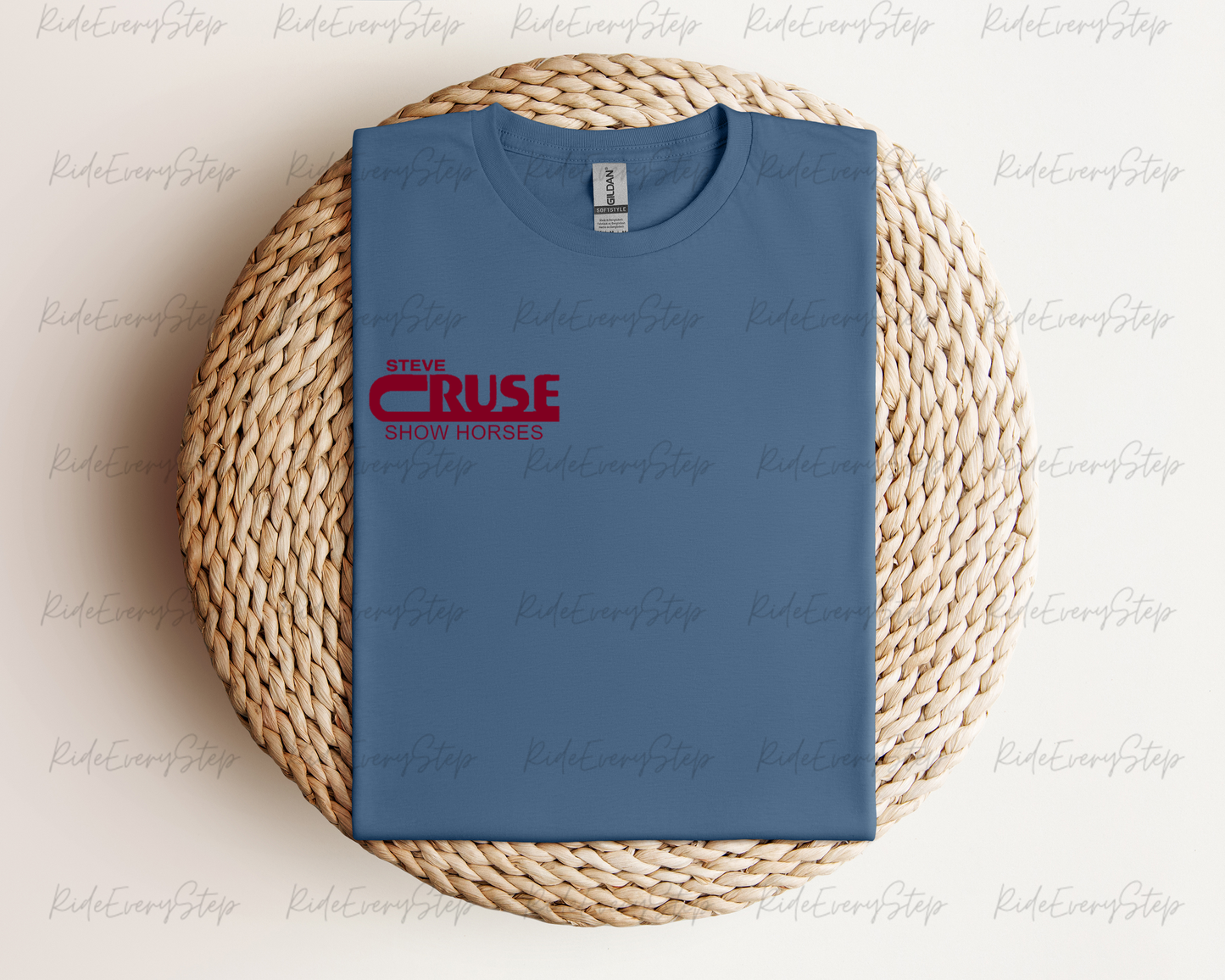 Steve Cruse Show Horses Chest Logo T-Shirt