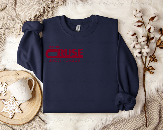 Steve Cruse Show Horses Chest Logo Sweater