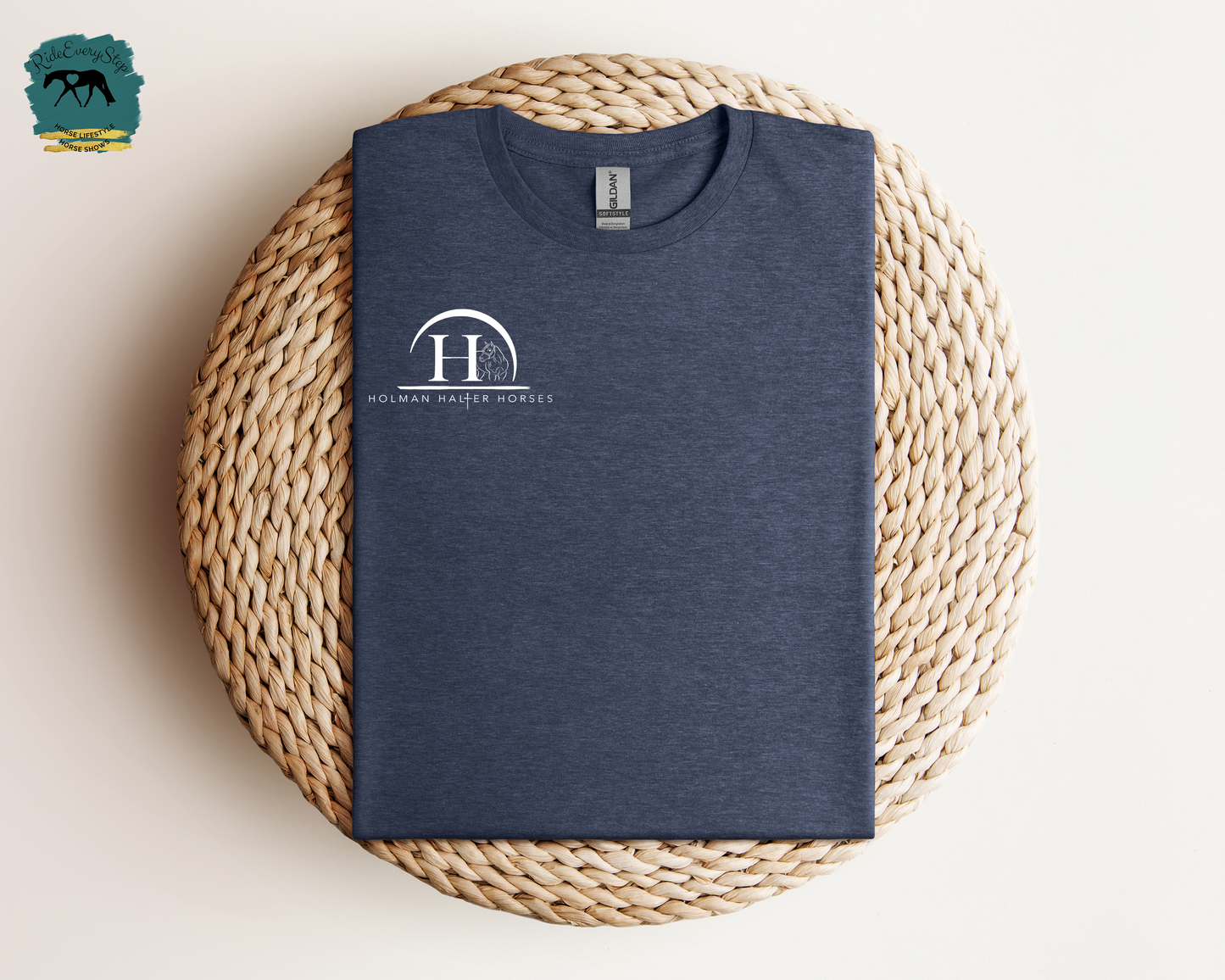Holman Halter Horses Chest Logo Apparel