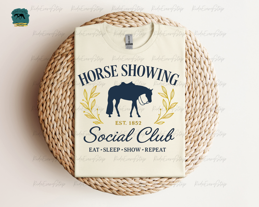 Horse Showing Social Club Apparel