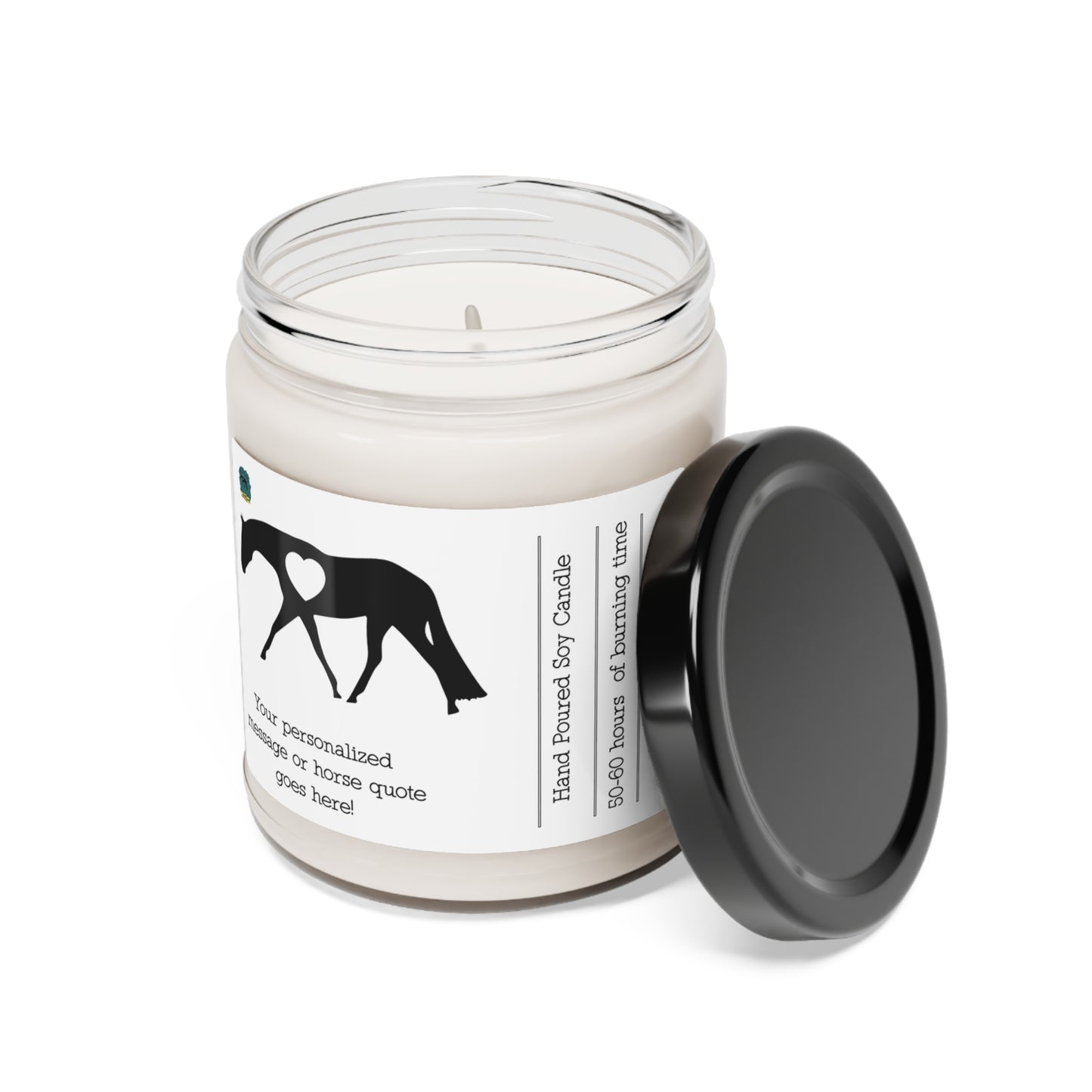 20oz. Western Heart Horse Candle