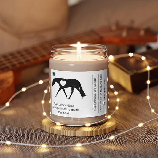 20oz. Western Heart Horse Candle
