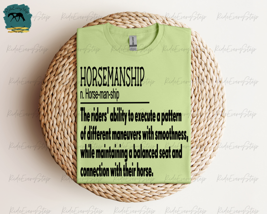 "Horsemanship Definition" T-Shirt