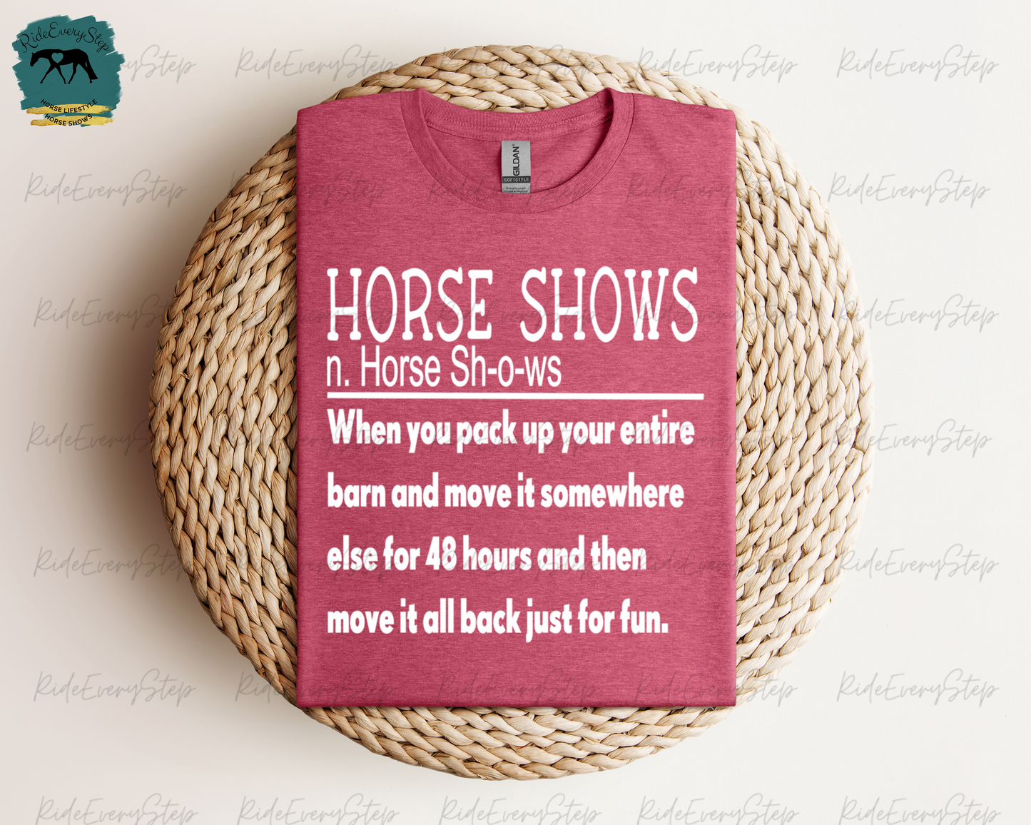 "Horse Shows Definition" T-Shirt