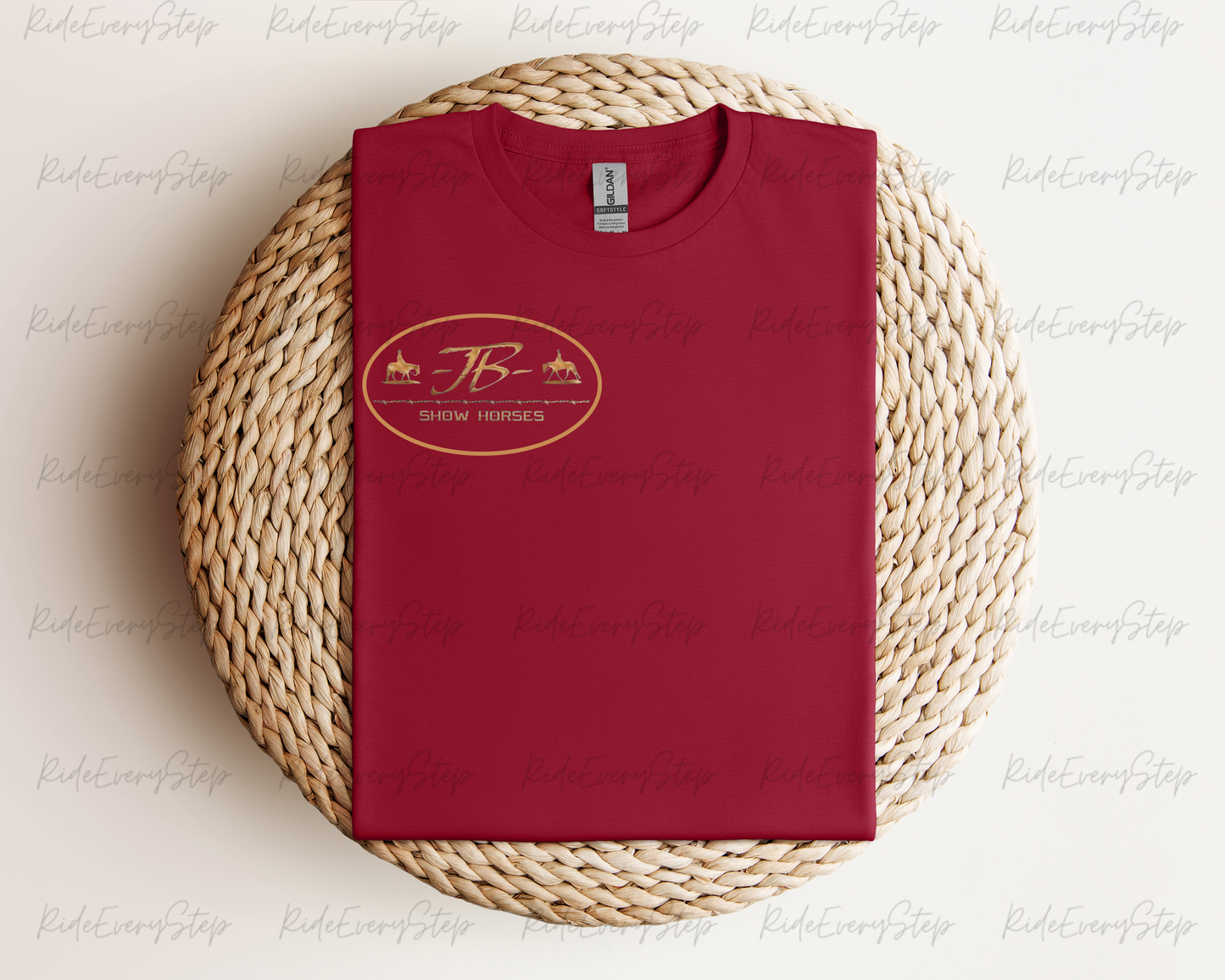 Justin Brown Show Horse Chest Logo Apparel