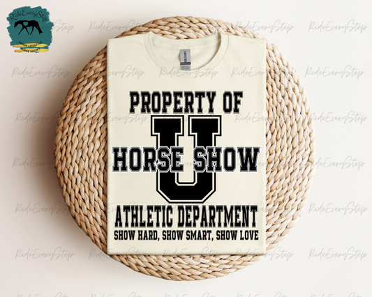 Property of "U" Horse Show T-Shirt