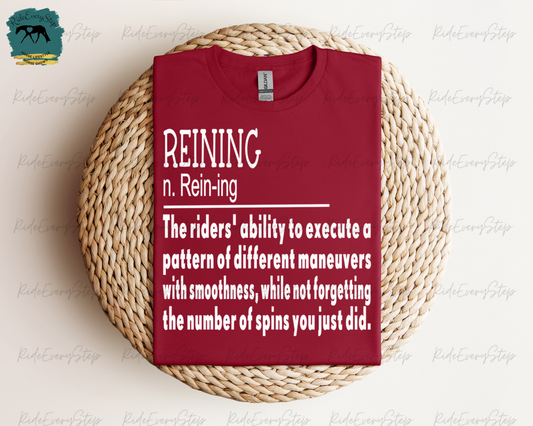 "Reining Definition" T-Shirt