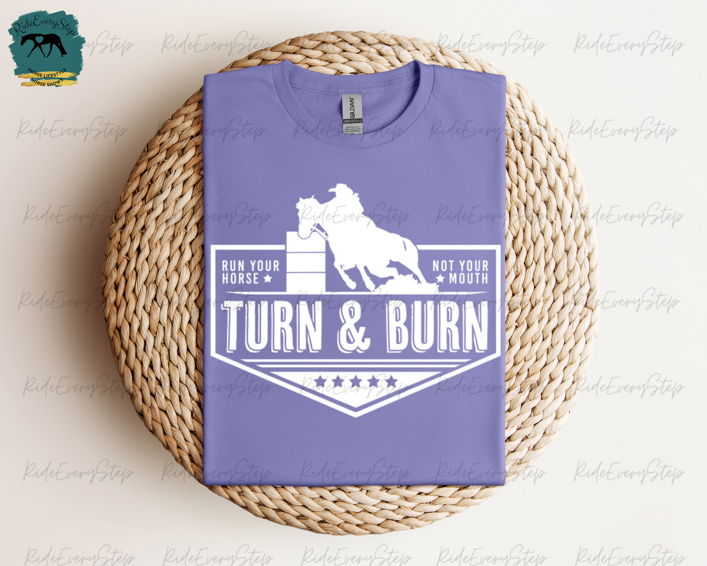 "Run Your Horse, Not Your Mouth" Barrel Racing Apparel