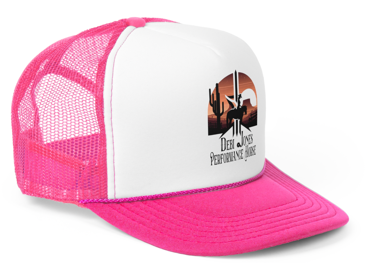 Debi Jones Performance Horses Logo Trucker Cap