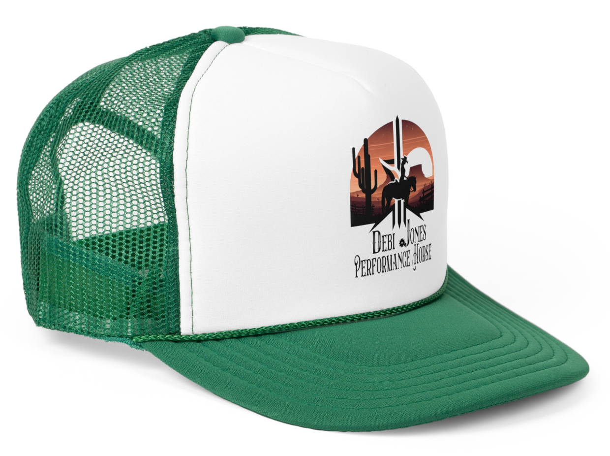 Debi Jones Performance Horses Logo Trucker Cap