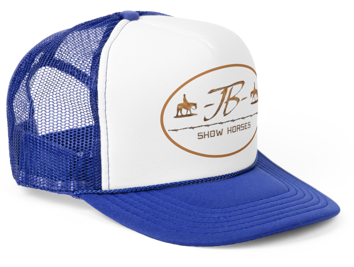 Justin Brown Show Horses Logo Trucker Cap