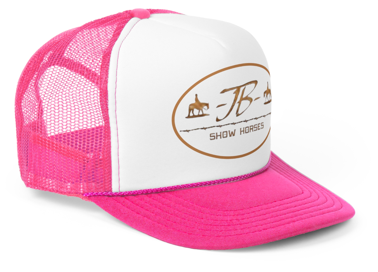 Justin Brown Show Horses Logo Trucker Cap