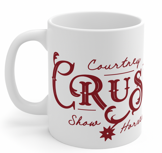 Courtney Cruse Show Horses Coffee Mug