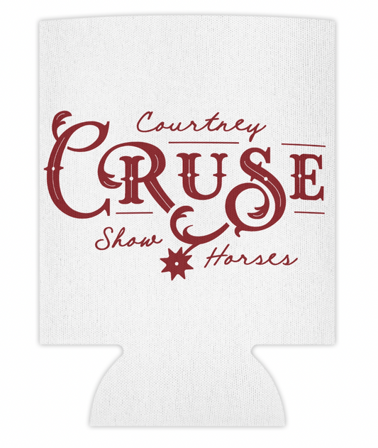 Courtney Cruse Show Horses Koozie