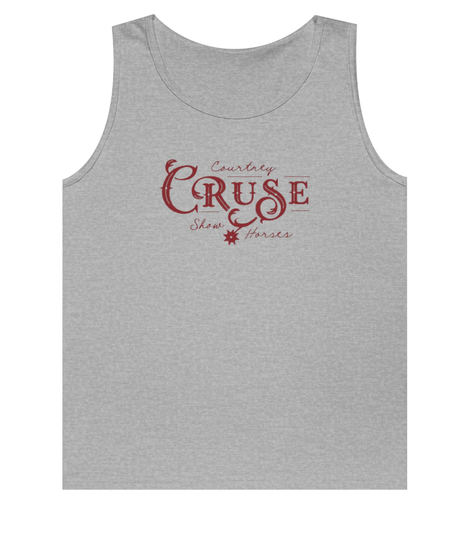 Courtney Cruse Show Horses Full Logo Tank Top