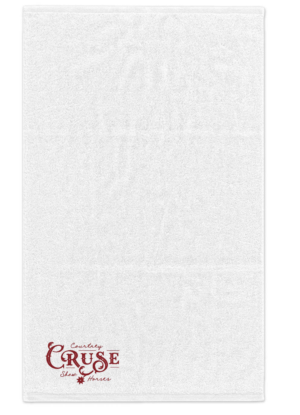 Courtney Cruse Show Horses Barn Grooming Towel
