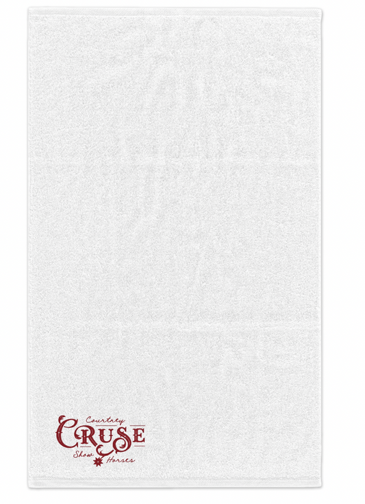 Courtney Cruse Show Horses Barn Grooming Towel