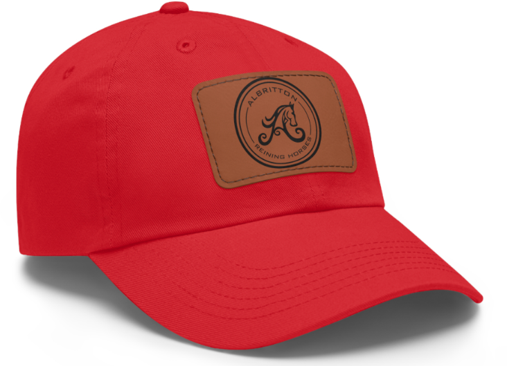 Albritton Reining Horses Logo Square Patch Cap
