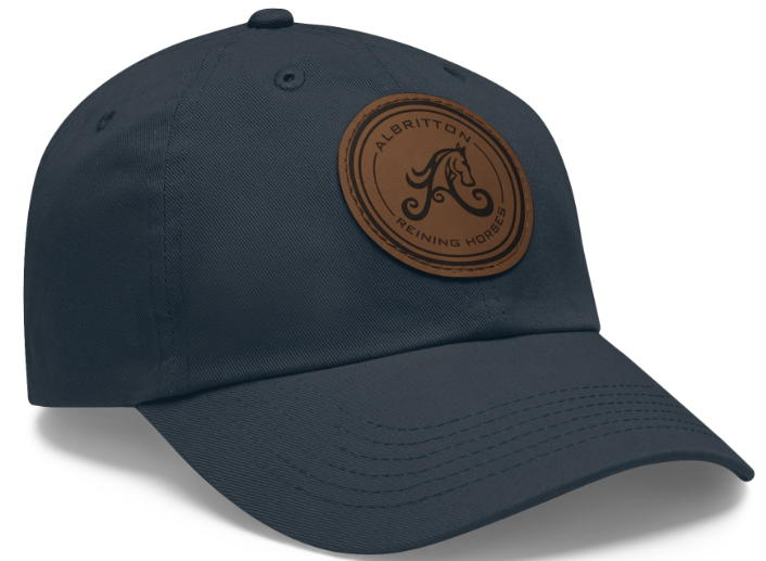 Albritton Reining Horses Logo Circle Patch Cap