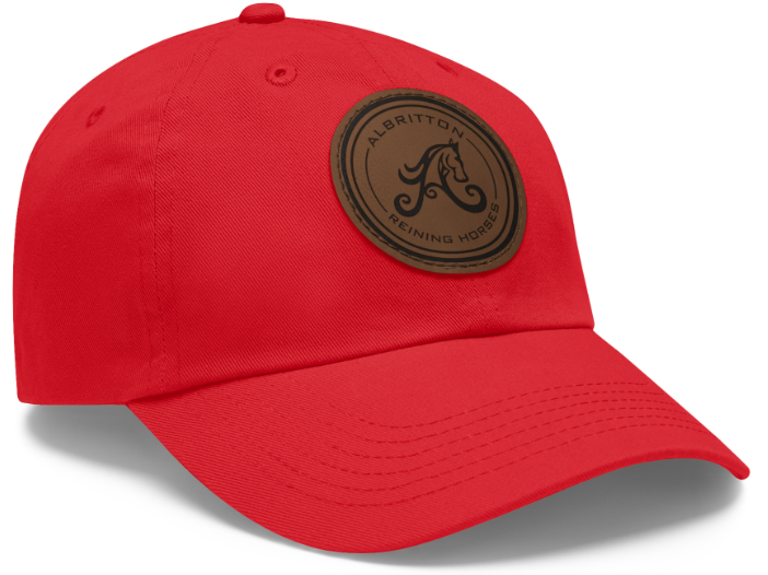 Albritton Reining Horses Logo Circle Patch Cap