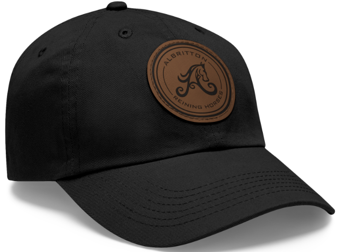 Albritton Reining Horses Logo Circle Patch Cap