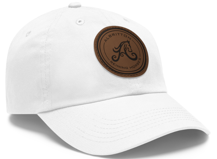Albritton Reining Horses Logo Circle Patch Cap