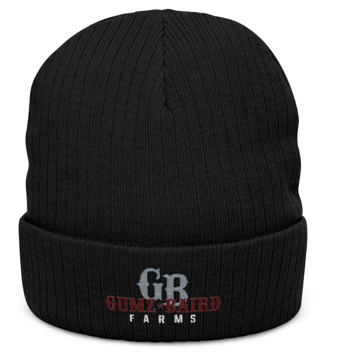 Gumz-Baird Farms Ribbed Knit Beanie