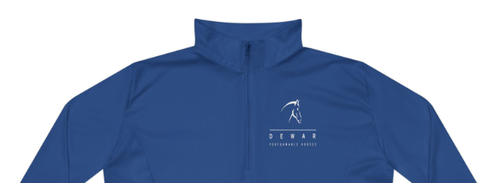 Dewar Performance Horses Quarter-Zip Pullover