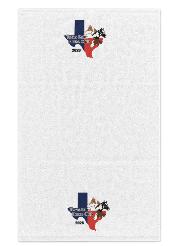 Texas Paint Horse Club Grooming Towel Set of 10