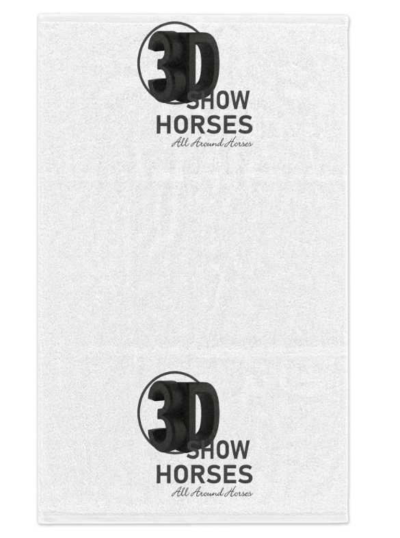 3D Show Horses Grooming Towel Set of 10