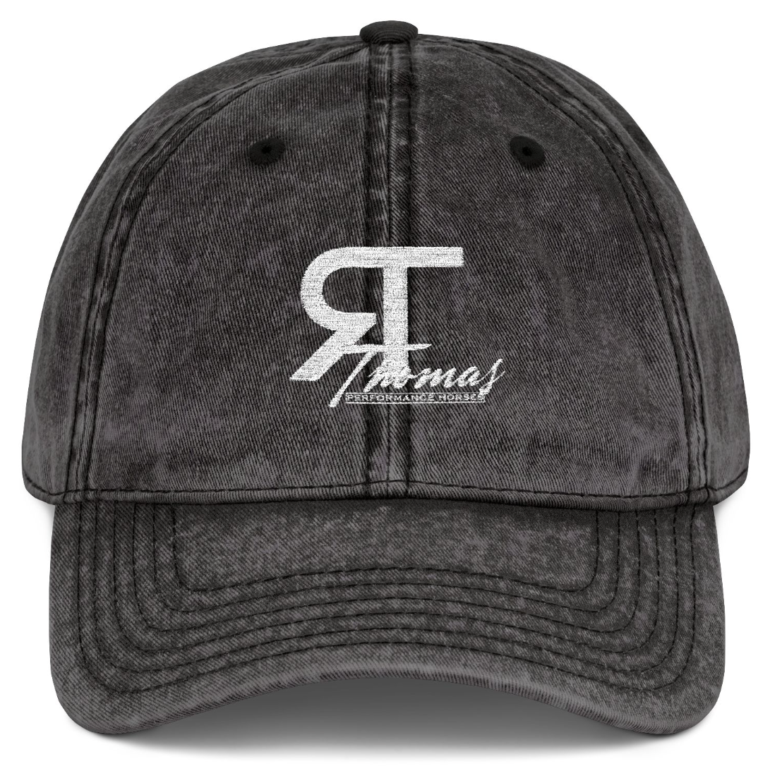 Vintage Cap Embroidery Reid Thomas Performance Logo