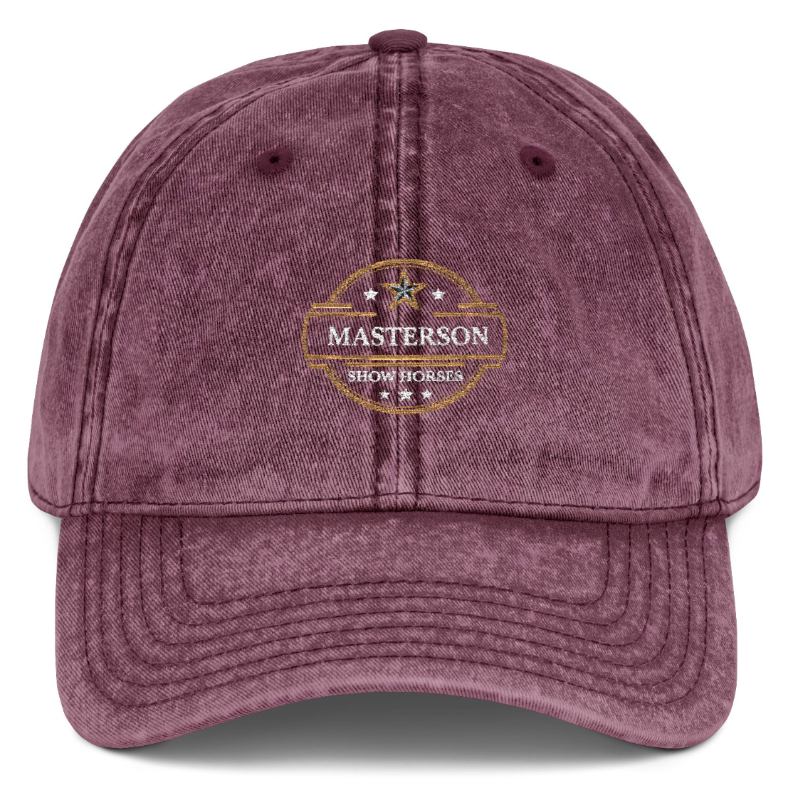 Vintage Cap Embroidery Masterson Logo