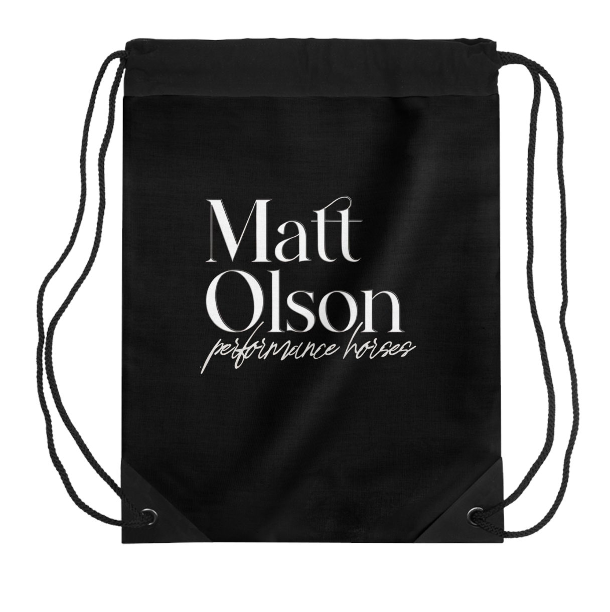 Matt Olson Performance Horses Drawstring Bag
