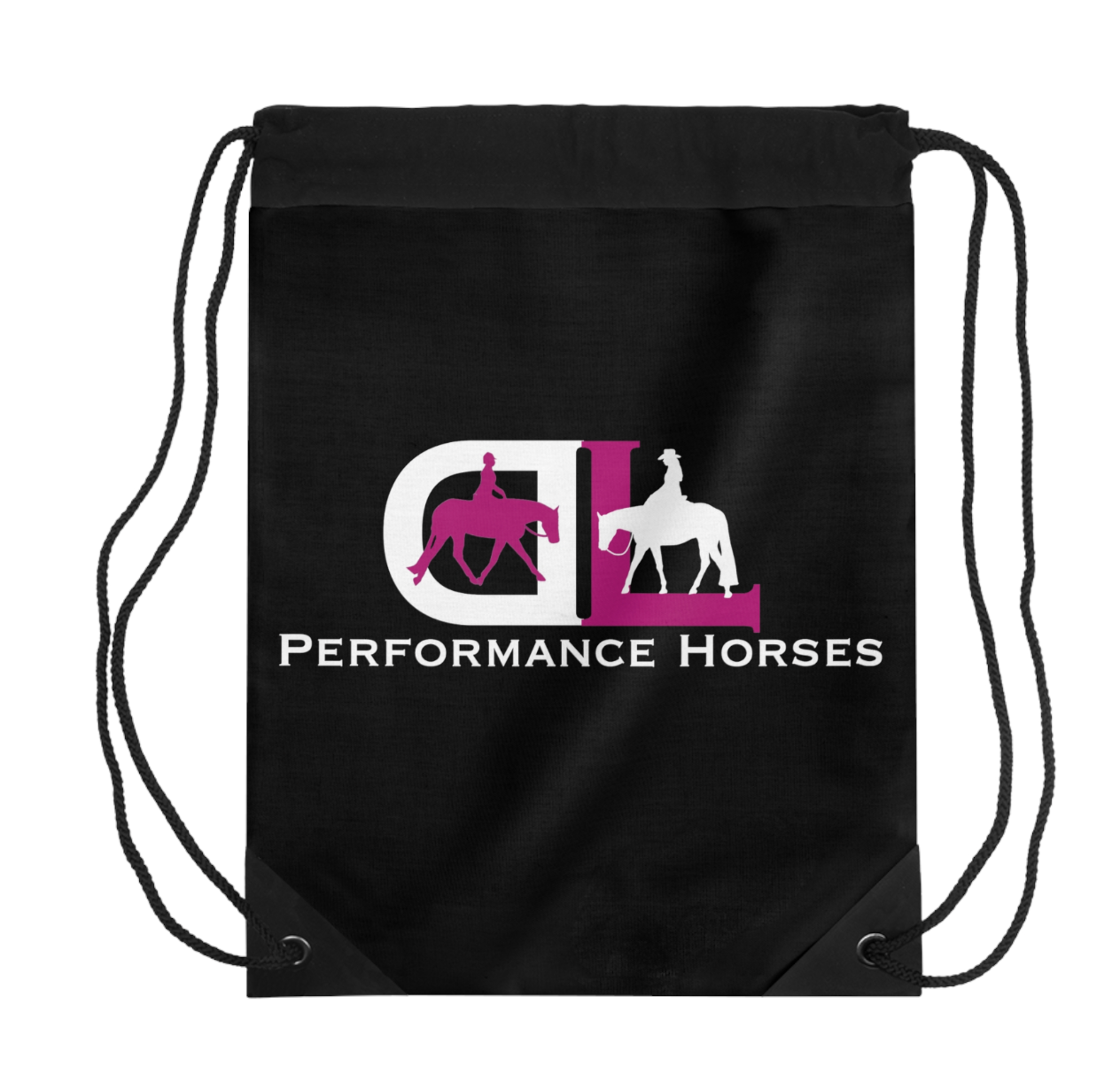 Dana Laing Performance Horses Drawstring Bag