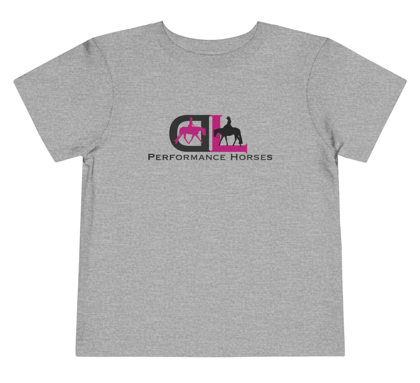 Dana Laing Performance Horses Chest Logo Toddler Short Sleeve Tee