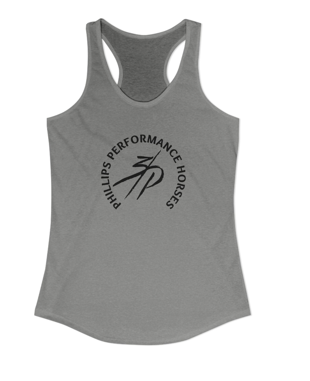 Phillips Performance Horses Logo Racerback Tank