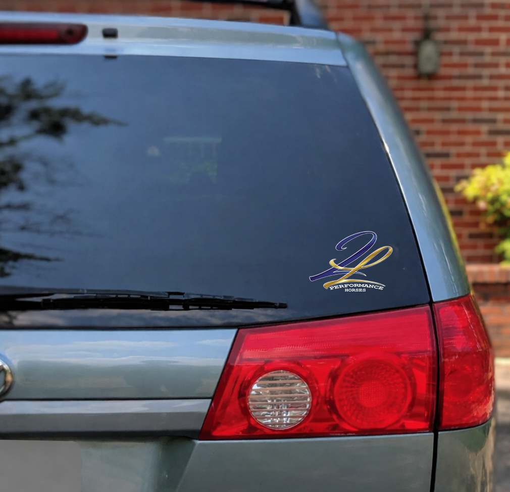 2L Performance Horses Car Decal