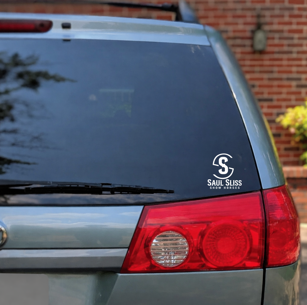 Saul Sliss Show Horses Car Decal