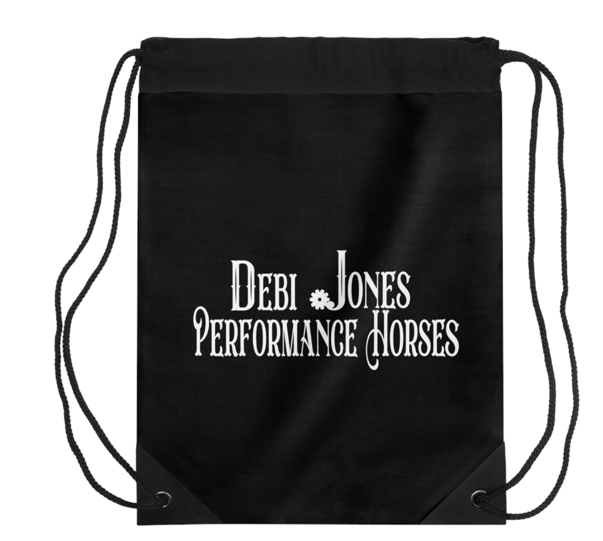 Debi Jones Performance Horses Drawstring Bag